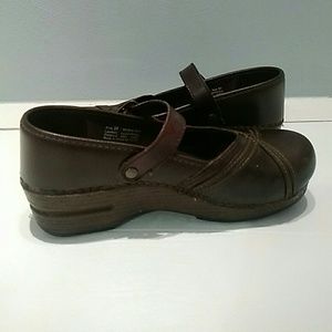 Dansko Brown Mary Jane's